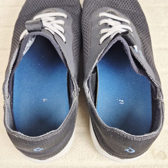 OLUKAI Moku Pae Mens Trench Blue Slip-On Mesh Water Boat Shoe 10472-40QS Size 10 - Picture 8 of 10